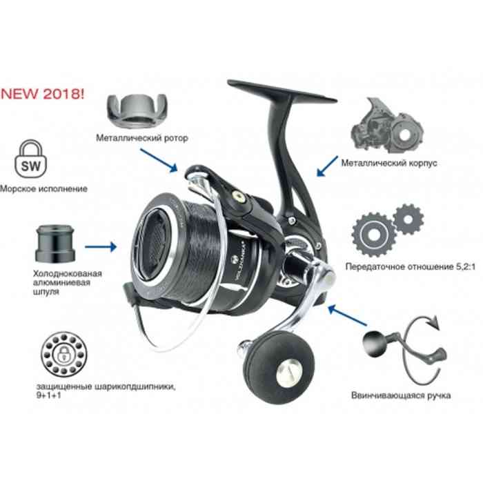 Катушка Volzhanka Pro Sport 2004 (10+1 подш) 0,205мм/200м