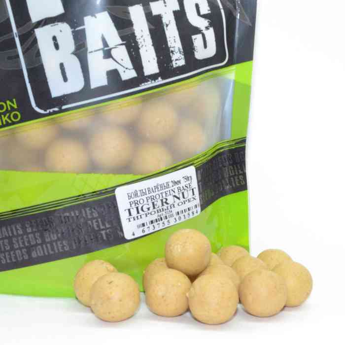 Бойлы варёные MINENKO (Тигровый орех) PRO PROTEIN PLUS TIGER NUT 20мм (Zip-lock)