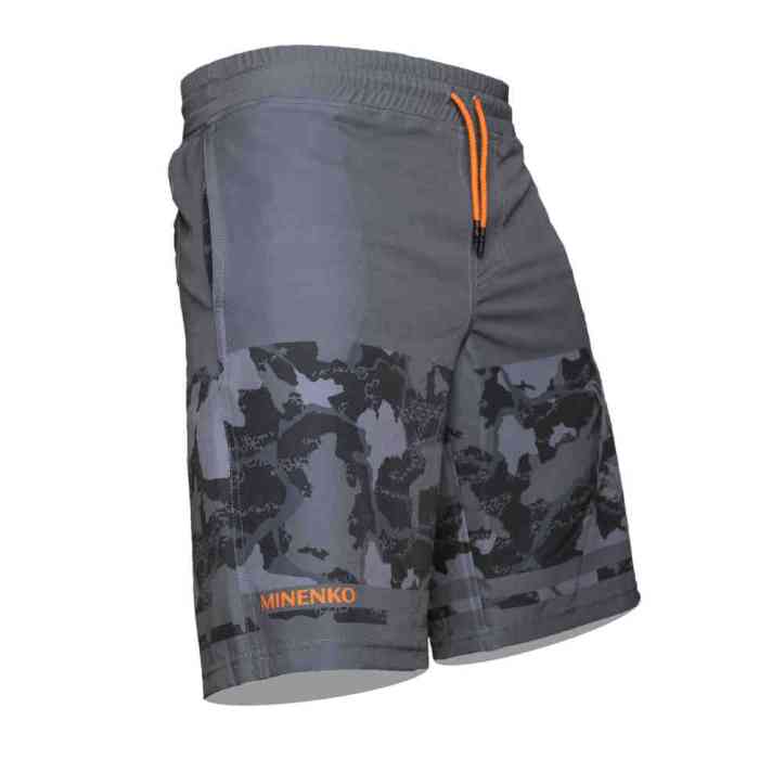 Шорты на резинке Graphite black camo (XL)