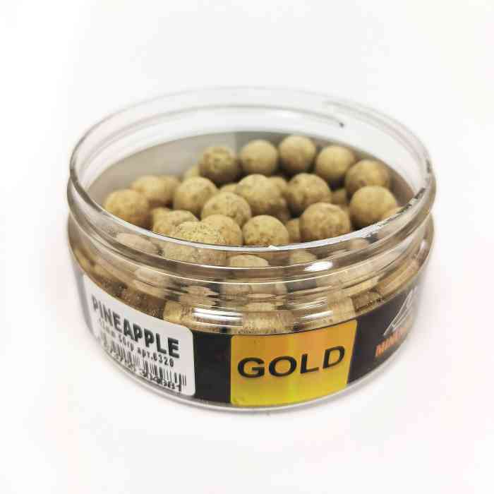 Бойлы плавающие POP-UP GOLD  в обсыпке   PINEAPPLE GOLD (АНАНАС) 12 мм