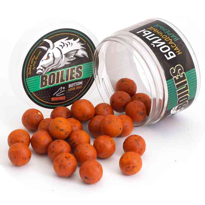 Насадочные бойлы MINENKO ORANGE PLUM 20мм (варёные)