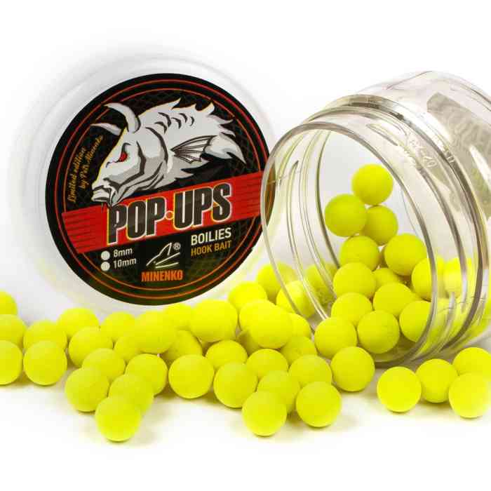 Бойлы плавающие MINENKO PINEAPPLE (Fluo) Pop-Up 10мм
