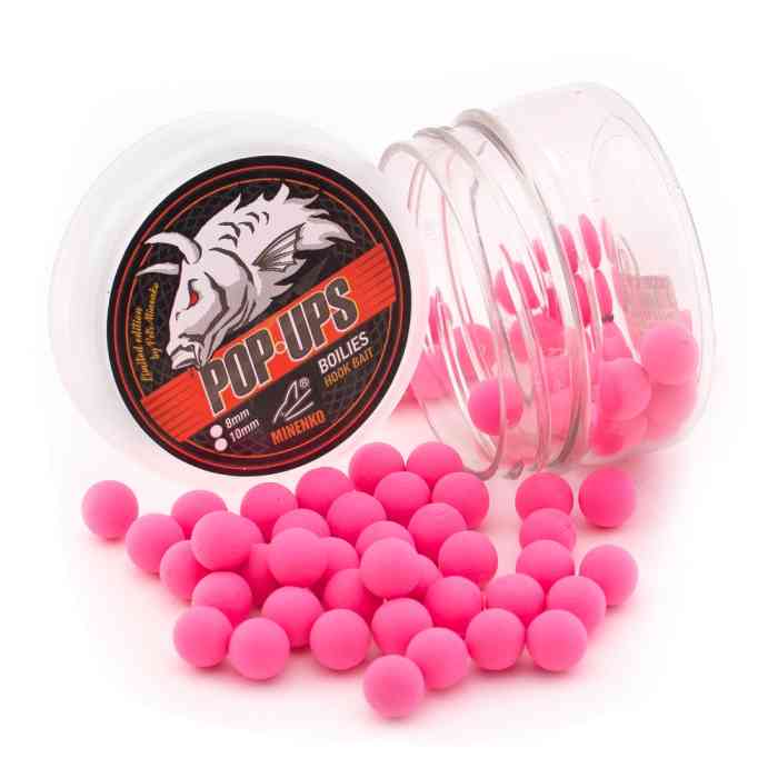 Бойлы плавающие MINENKO SQUID & OCTOPUS (PINK) Pop-Up 10мм