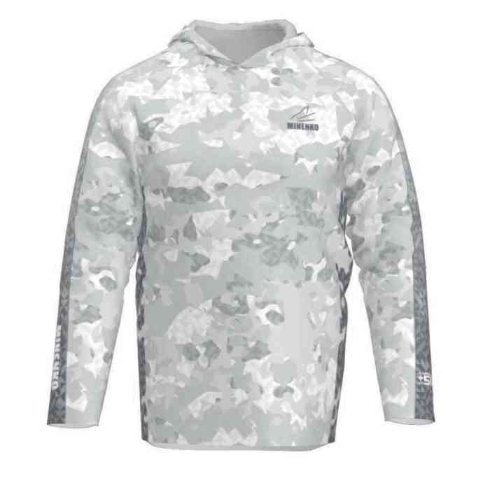 Джерси MINENKO Gray 23 ExCool с капюшоном именная S (44-46)