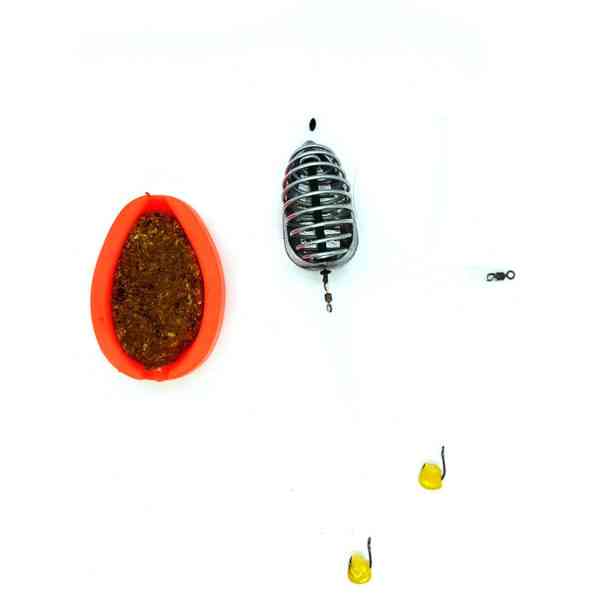 Оснастка № 45 лодочка 120гр крючок 4