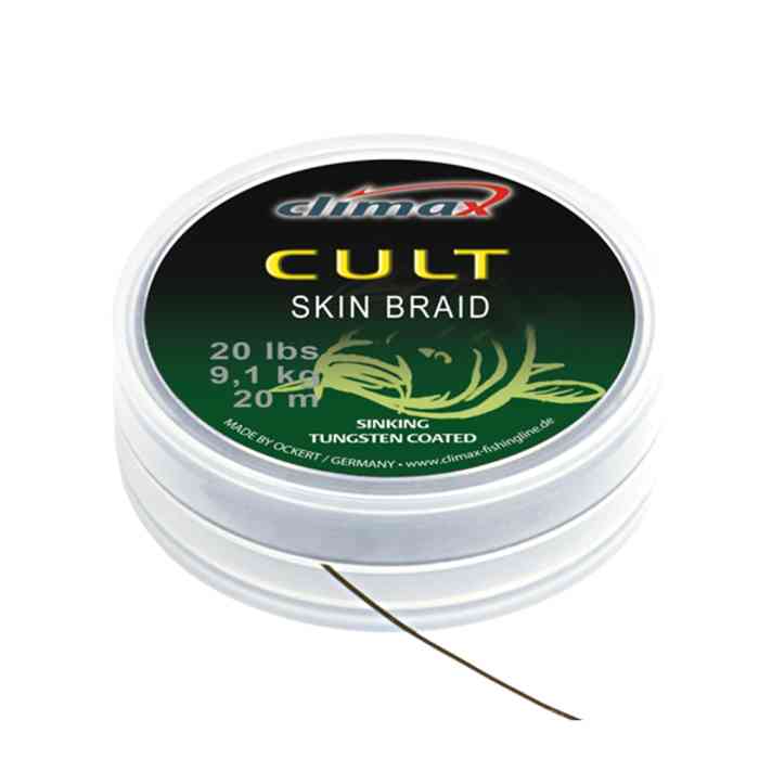 Купить Купить Поводковый материал CULT Skin Braid (camou) 20 lb