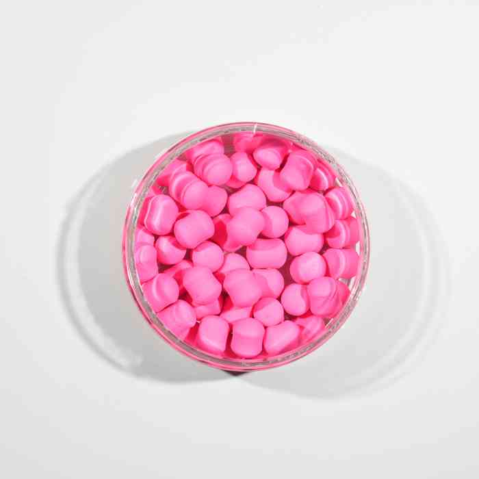 Насадочные бойлы MINENKO POP-UP  DUMBELLS pink MUSSEL 11х14 мм