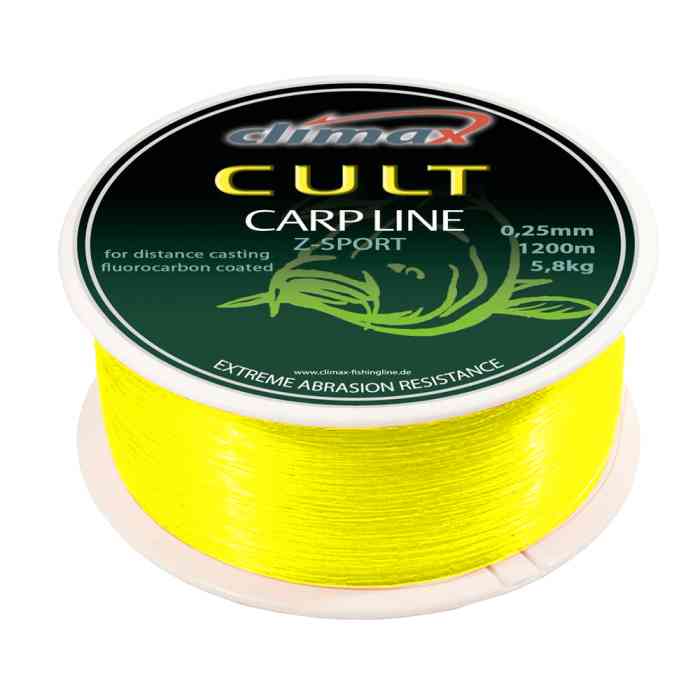 Купить Купить Леска Climax CULT Carp Line Z-Sport fluo-yellow 0.28мм