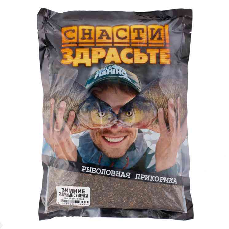 Купить Прикормка зимняя «СНАСТИ ЗДРАСЬТЕ!» Жареные семечки